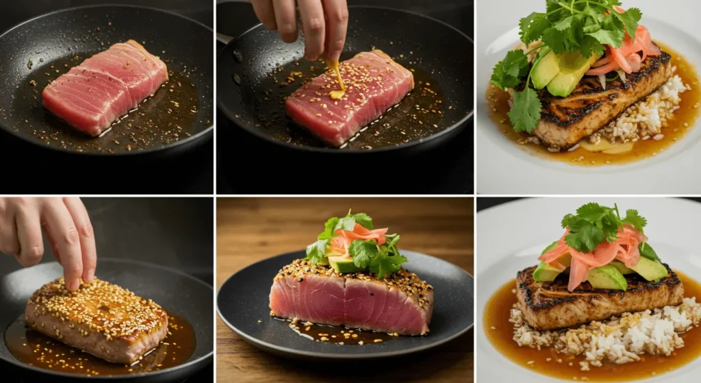 Ahi Tuna Recipe - Seared