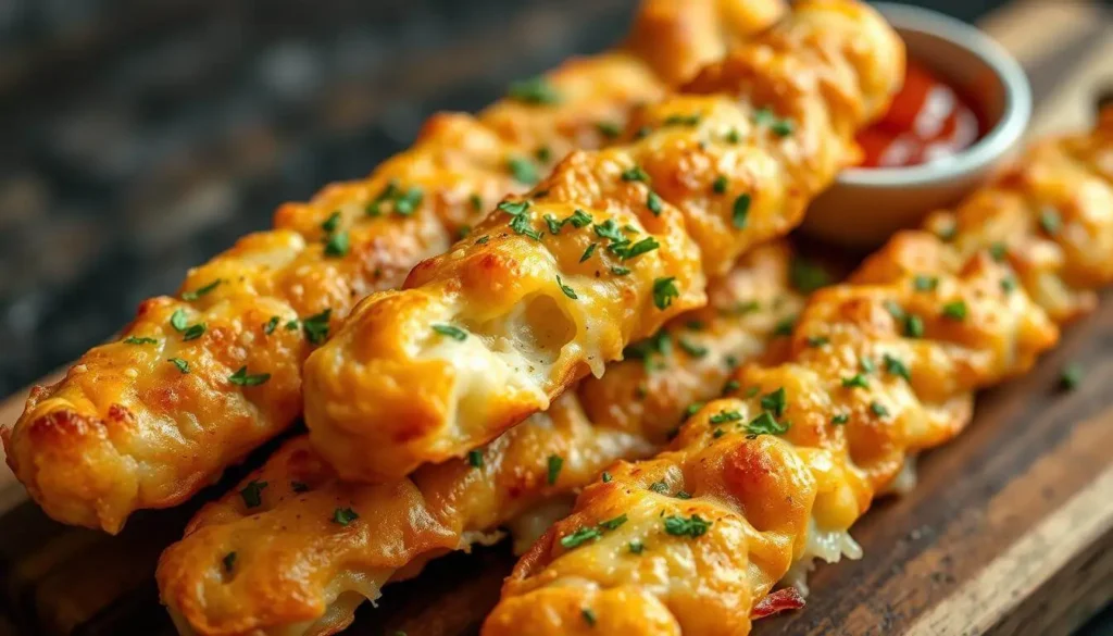 Cheesy Garlic Breadsticks