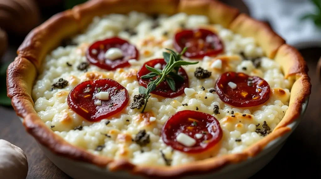 cottage cheese pizza bowl